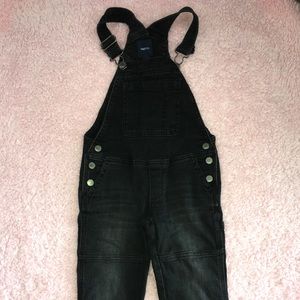 Boys Gap Black Denim Overalls- size xs (4)